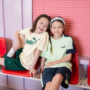 푸마 초등 반팔티셔츠 반티 초등학생 여름옷