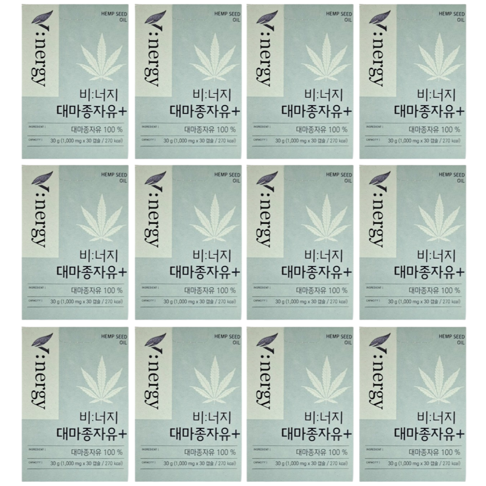 휴럼 <b>비너지 대마종자유</b> 플러스 12박스 12개월분