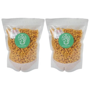 바삭한 하모니콘 대용량 옥돌콘 밭두렁 논두렁 옥수수콘 1kg, 2개