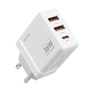 아이리버 36W USB C타입 PD 3포트 멀티 충전기 아이폰 15 16 프로 맥스