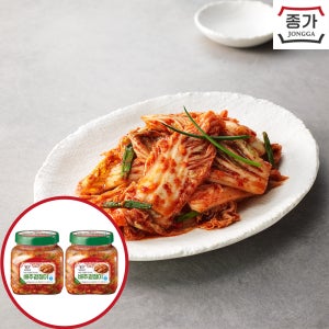 종가 배추 겉절이 김치 1.1kg, 2개