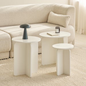 메종드꼼마 모리 사이드 테이블 소파 침대 협탁 간이 미니 이동식 탁자 보조 티테이블