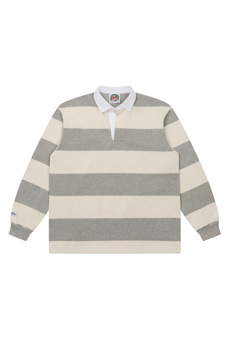 바바리안 럭비티 12oz 그레이-아이보리 Barbarian Sportswear Rugby Shirt