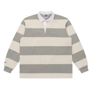 바바리안 럭비티 12oz 그레이-아이보리 Barbarian Sportswear Rugby Shirt