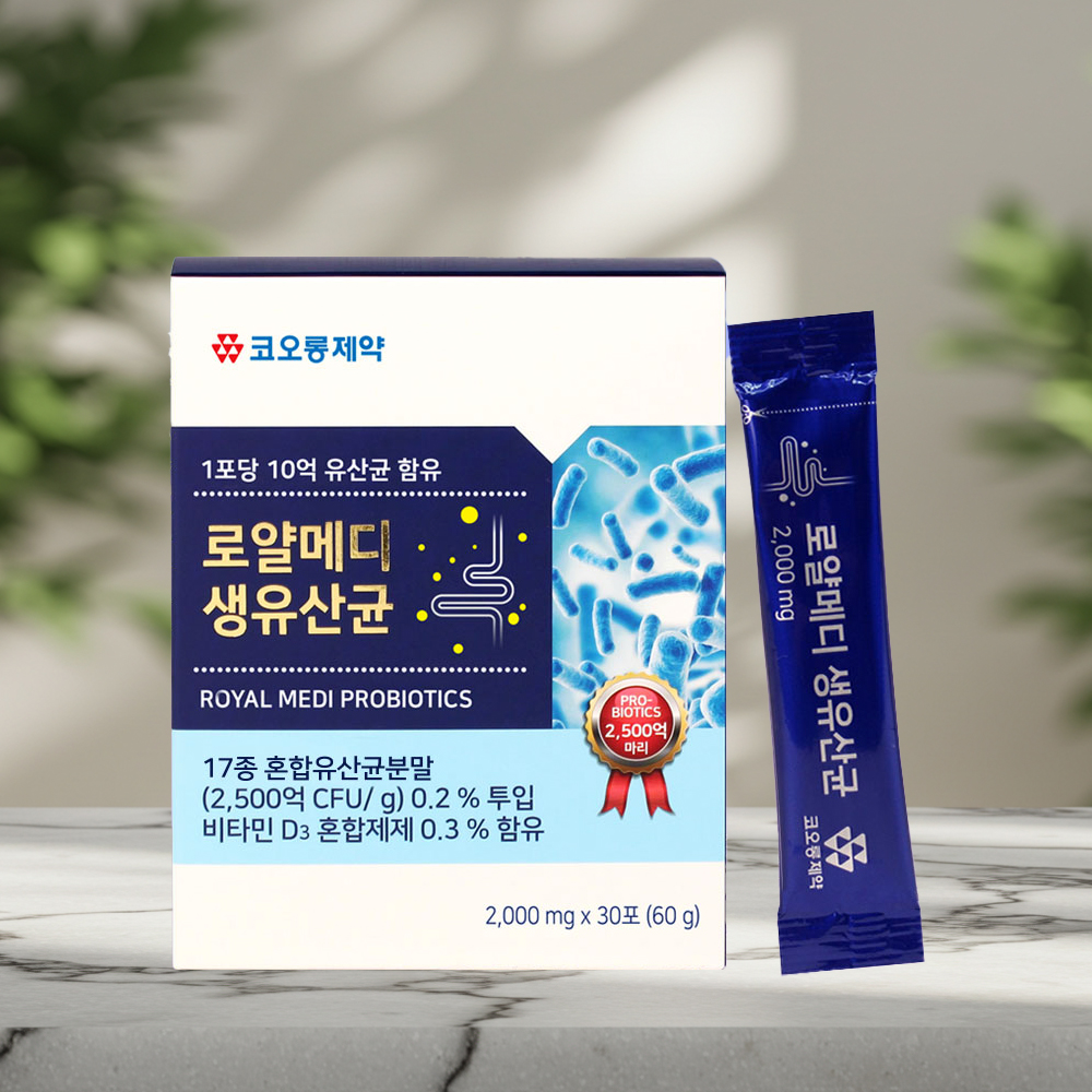 생유산균 프리바이오틱스 면역 장건강 요거트맛 유산균증식 유해균 억제 30포, 1개
