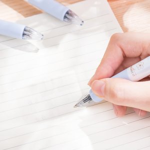 플라워 4색 볼펜 다색펜 0.7mm 벚꽃 봄 오피스볼 은행볼펜 필사 잘써지는