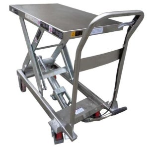 UDT 핸드 테이블트럭(스텐) MT-50S 용량(450kg) 최고높이(890mm)