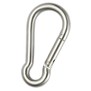캠프웨이 스텐 카라비너 SUS304 비나 등산 캠핑 고리 8cm