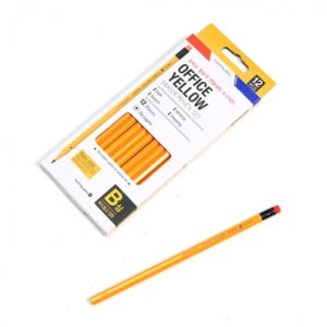 모닝글로리 더즌 사무용품 오피스 드로잉 옐로우 연필 세트 B (12자루)