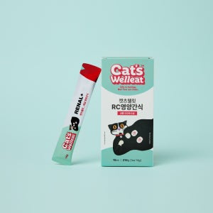 고양이 신장 건강 츄르 캣츠웰릿 영양 간식 RC 레널 케어 15개입