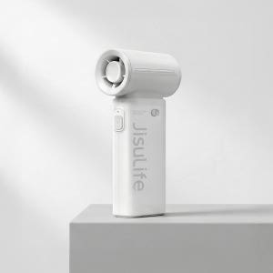 지수라이프 휴대용 선풍기 손 미니 무선 선풍기 손풍기 Life9 라이트 그레이