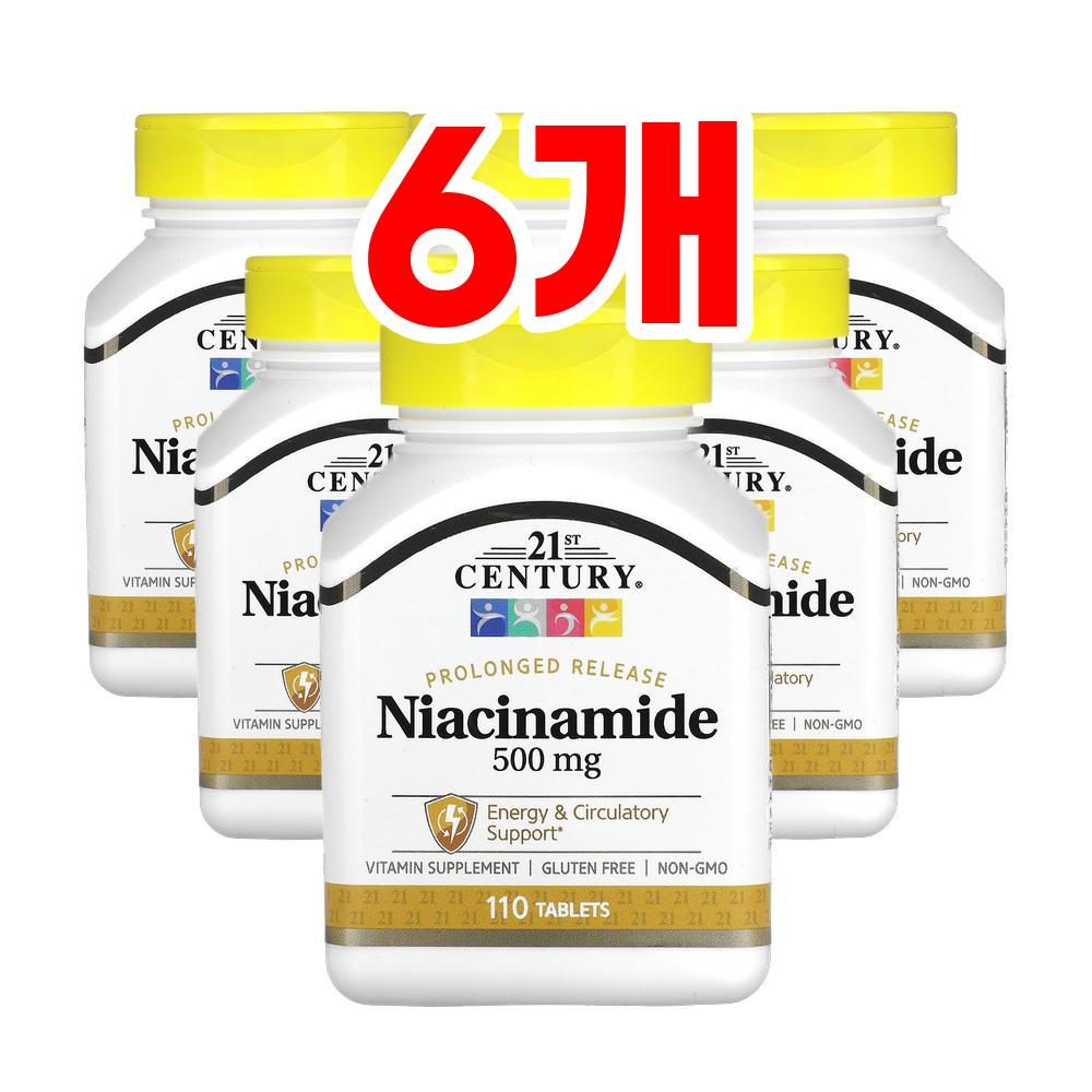 [5+1] 21센추리 서방정 <b>나이아신아마이드 500mg</b> 110 타블렛