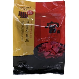 코스트코 궁 쇠고기육포 70g x 6개 소고기 우육포 대용량 간식 안주 420g
