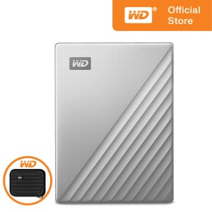 WD 외장하드 New My Passport Ultra 대용량 외장 HDD 2TB, 실버