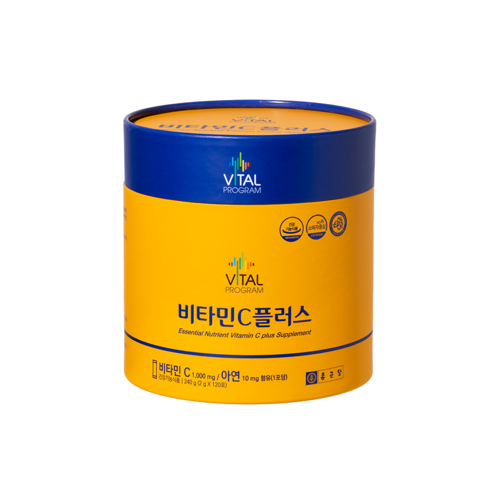 종근당 바이탈프로그램 비타민C 플러스 120포, 1개