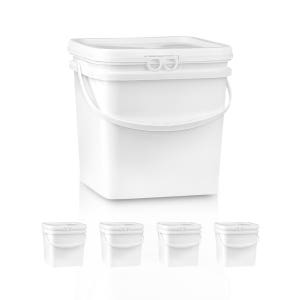 바케스 10L 사각용기 플라스틱 벌크통 페일통 14개 (묶음 상품)