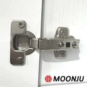 싱크대 경첩 문주 moonju 장롱 욕실장 가구 붙박이장 옷장 수건장 힌지 장농 15T일반