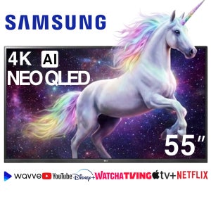 삼성140cm(55인치) ONEQLED UHD 4K 스마트TV 55QN85 수도권스탠드설치