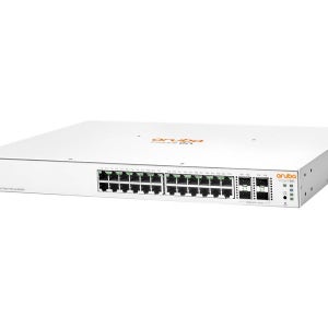 HPE Aruba 기가비트 24포트 1/10G 4SFP 관리형 POE L2 고사양 스위칭허브 370W
