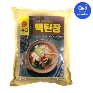 몽고식품 백된장 4kg 마산몽고 국 찌개 미소 일식 요리