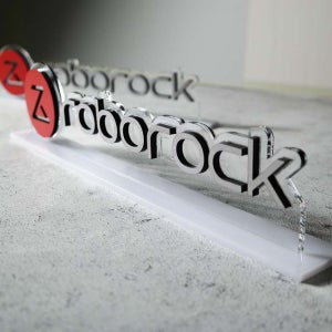 가로35cm 기업 로고 전시 센터피스 아크릴 스카시 스탠드형 인테리어 장식품