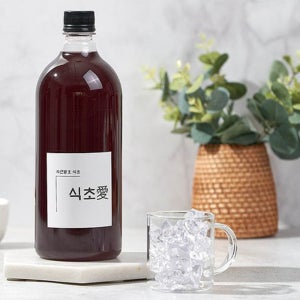 식초애 자연발효 수제 아로니아 식초 1000ml
