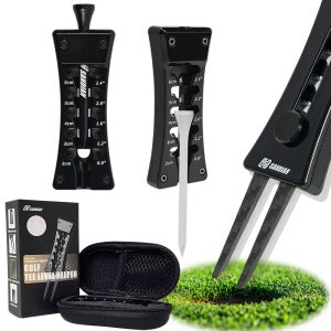 골프티홀더 높이조절 그린보수기 디봇툴 3in1 한번에 해결하는 골프 필드용품 눈금티 세트
