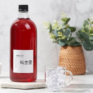 식초애 자연발효 수제 오미자 식초 1000ml