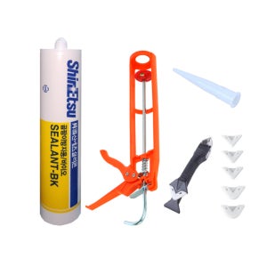 [당일발송] 신에츠 바이오 곰팡이방지 욕실 주방용 실리콘 셋트 백색, 1개