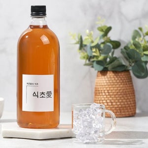 식초애 자연발효 수제 사과 식초 1000ml