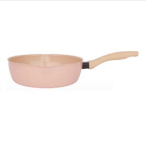 국산 IH 인덕션 세라믹 코팅 후라이팬 24cm, 소테팬 핑크