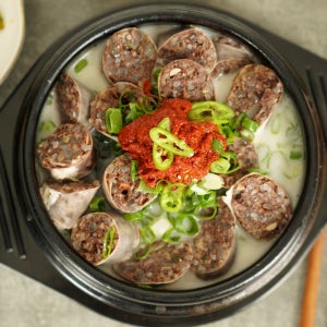 순대 돼지 국밥 순대국 해장국 내장 국밥 다대기