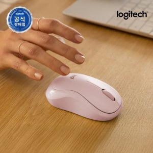[N배송] 로지텍코리아 공식 M240 수신기 미포함 무소음 무선 블루투스 마우스 파우더핑크