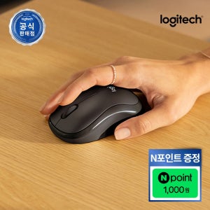 [N배송] [N포인트지급] 로지텍코리아 공식 M240 수신기 미포함 무소음 무선 블루투스 마우스 그래파이트