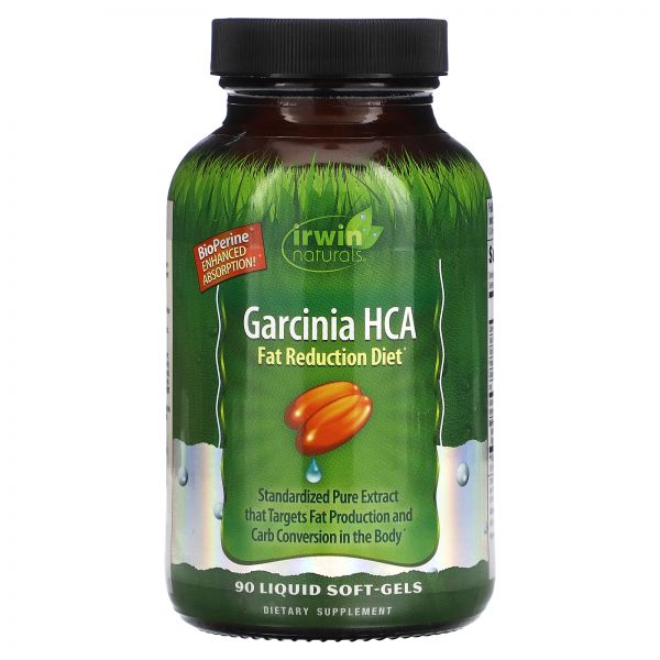 Irwin Naturals, 가르시니아 HCA, 90 리퀴드 소프트-젤 Naturals (<b>어윈 내추럴</b>스)