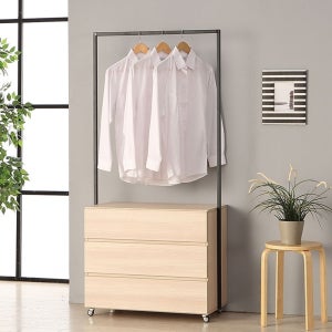 서랍형행거 행거서랍장 서랍 이동형 옷방