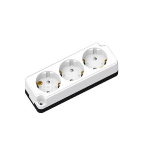 현대 3구 노출 콘센트 HOEC-3