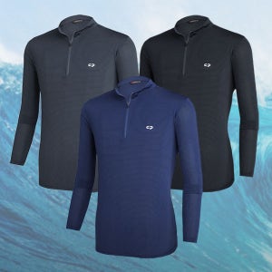 센터폴 남자 등산복 상의 여름 아웃도어 냉감 쿨티 등산 티셔츠 기능성 긴팔 (M6ST38)