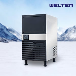 웰템 업소용제빙기 WIC-55 대용량 대형 식당 카페 직접설치 제빙기 55kg