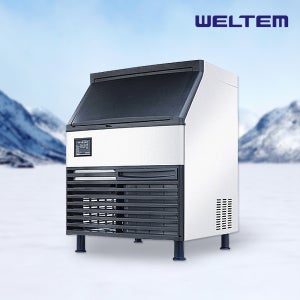 웰템 업소용제빙기 WIC-100 대용량 대형 식당 카페 직접설치 제빙기 95kg