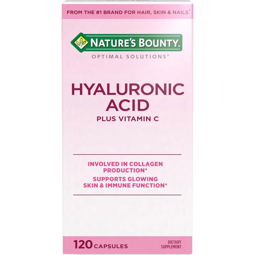 <b>네이처스바운티</b> 옵티멀 솔루션 <b>히알루론산</b> 비타민C 캡슐 120정