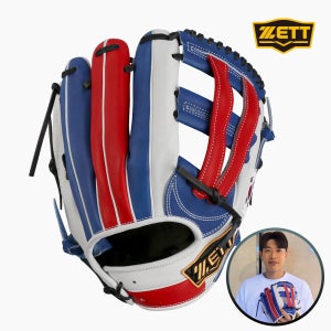 제트 JP프로페셔널 내야 글러브 송성문 모델 11.75인치 블루/화이트/레드