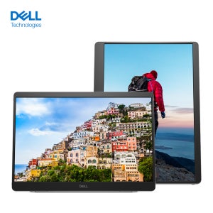[공식총판] DELL 14인치 휴대용 모바일 포터블 모니터 P1425 FHD+ IPS 400cd/m² 밝은화면 접이식 스탠드 재택근무&온라인수업용