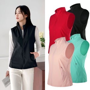 ASSENTY 아센티 여성 쿨 스판 운동 러닝 등산 조끼 슬림핏 필라테스 져지 트레이닝 361