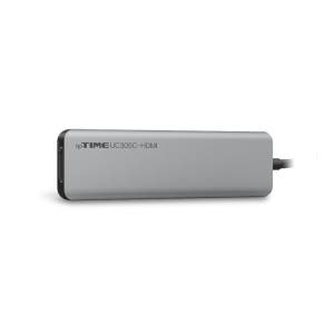 ipTIME UC305C-HDMI USB Multi HUB : USB 3.1 Type-C to (1Port HDMI + 1Port PD + 3Ports USB 3.0 Type-C)