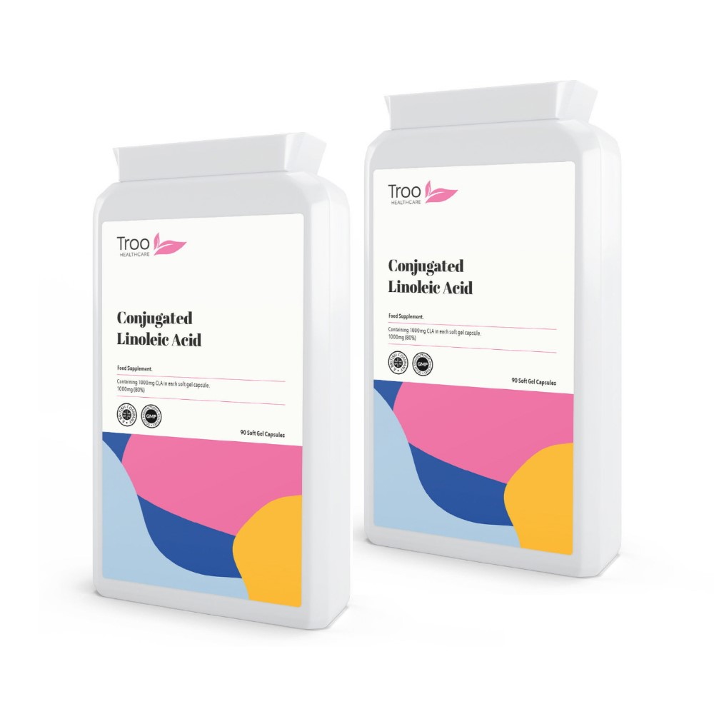 TROO 영국 트루 CLA 공액리놀레산 1000mg 90캡슐 2팩