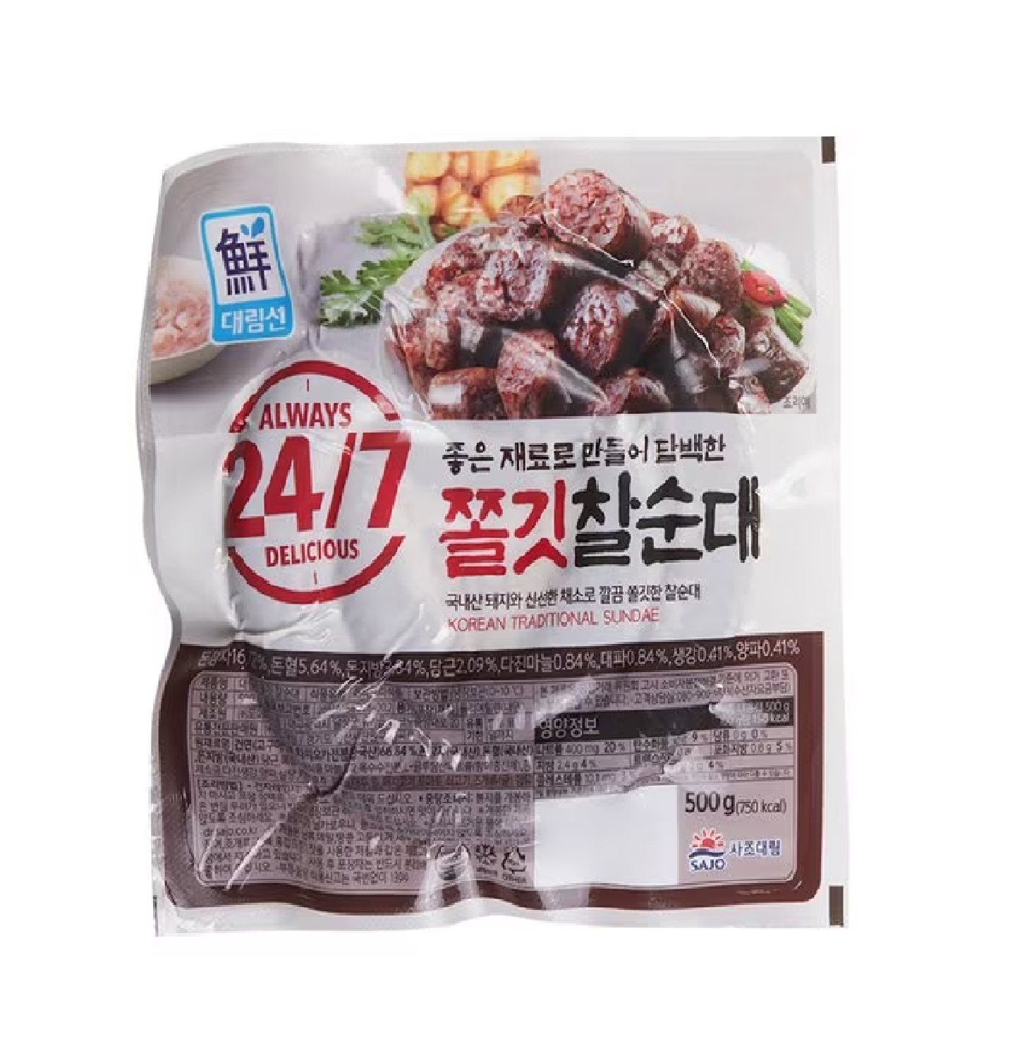 대림선 쫄깃 찰순대 제품 이미지