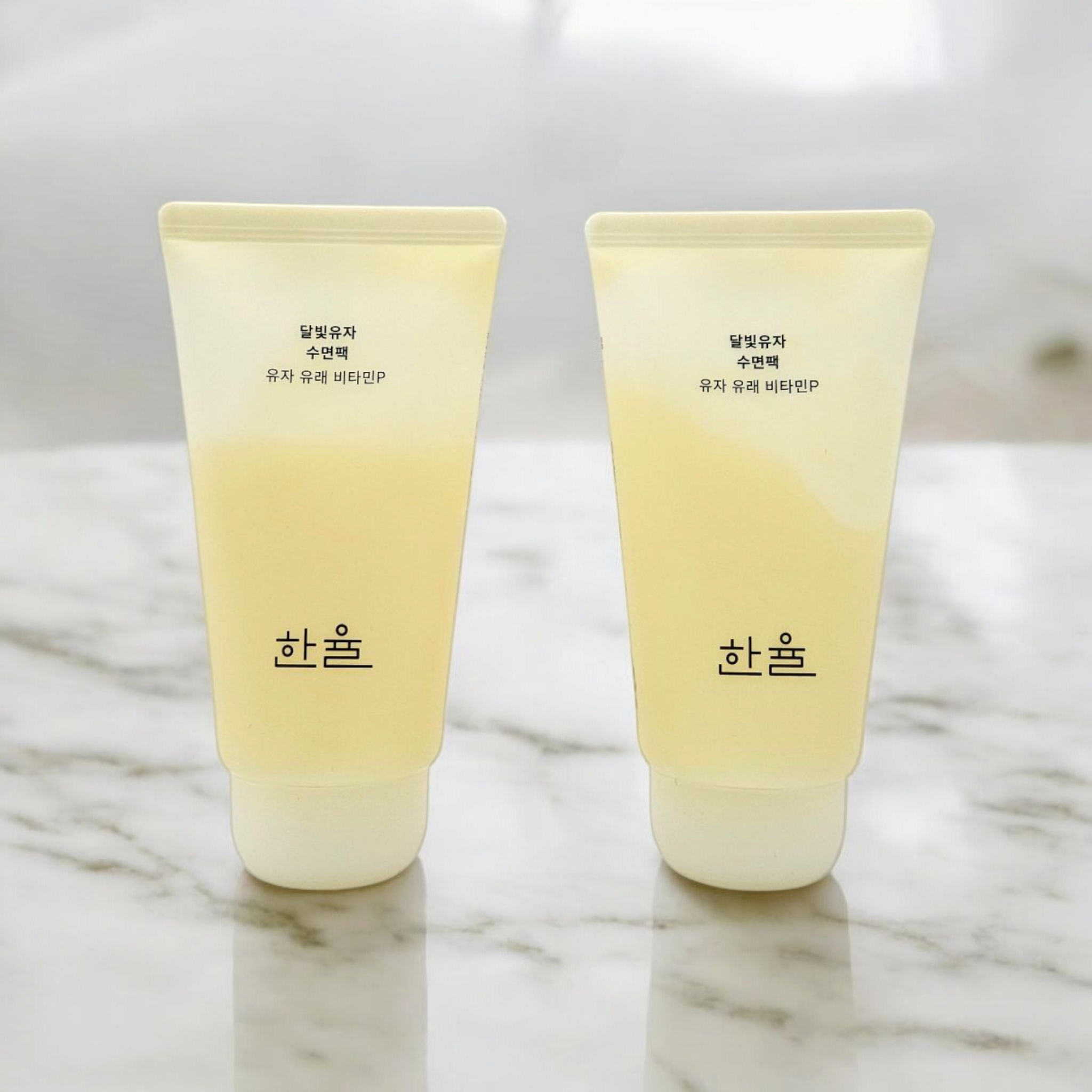 1+1 한율 달빛유자 수면팩 슬리핑마스크 70ml+70ml