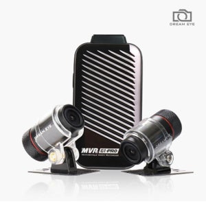 지넷 MVR G1 PRO 오토바이 2채널 블랙박스 64GB 완전방수