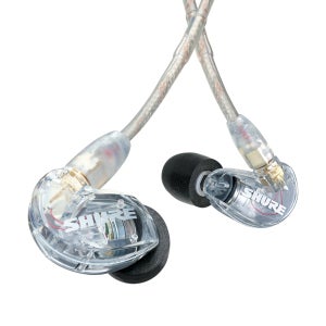 SHURE SE215 Clear 슈어 이어폰 클리어 2년보증AS
